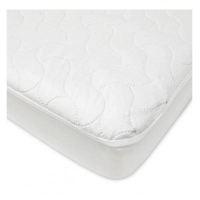 American Baby Company Waterproof Fitted Crib and Toddler Protective Mattress Pad Cover, White