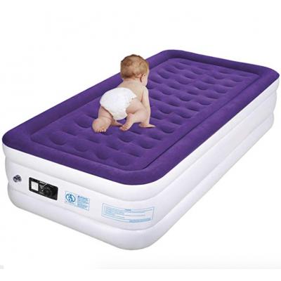 Yeacar dfdggd Air Mattress Blow Up Raised Airbed with Internal High Capacity Pump, Portable Inflatable Bed Twin Size, Up