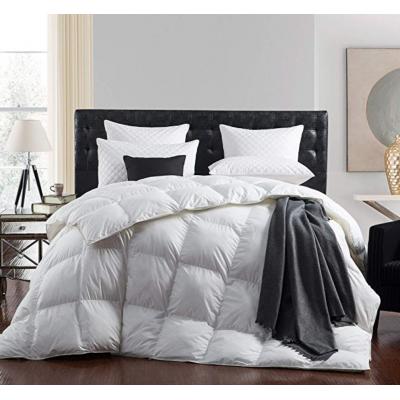 Luxurious 1200 Thread Count Goose Down Comforter Duvet Insert, King Size, 1200TC - 100% Egyptian Cotton Cover, 750+ Fill