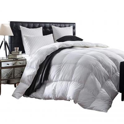 Luxurious 1200 Thread Count Goose Down Comforter Duvet Insert, King Size, 1200TC - 100% Egyptian Cotton Cover, 750+ Fill