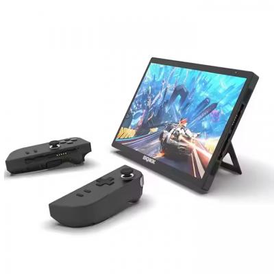 Removable game controller touch screen game console