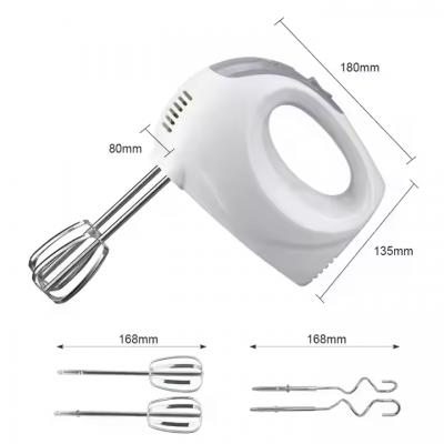 5 Speeds Mini Beater Electric Hand Held Mixer